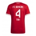 Maillot de foot Bayern Munich Jonathan Tah #4 Domicile vêtements Femmes 2026-27 Manches Courtes